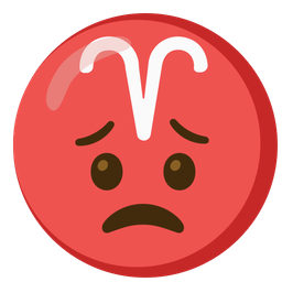 Worried face and Aries