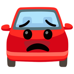 Worried face and Automobile