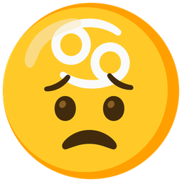 worried face and Cancer