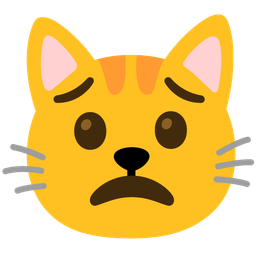 Worried face and Cat face