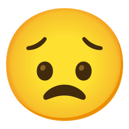 Worried face and Disappointed face