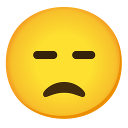 Worried face and Expressionless face