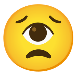Worried face and Eye