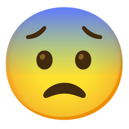 Worried face and Fearful face