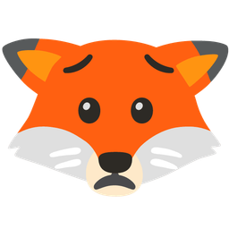 worried face and fox