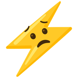 worried face and high voltage