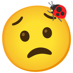 Worried face and Lady beetle