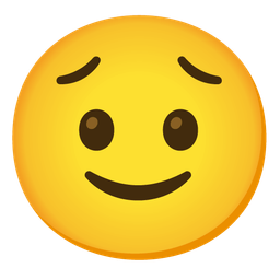 Worried face and Slightly smiling face