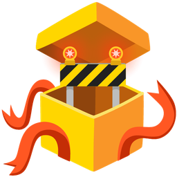 wrapped gift and construction