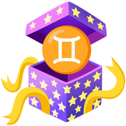 wrapped gift and Gemini