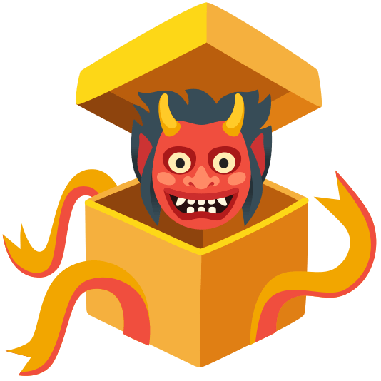 Wrapped gift and Ogre