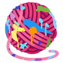 yarn and artist palette