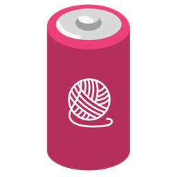 yarn and battery