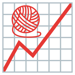 yarn and chart increasing