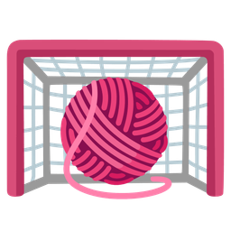 yarn and goal net