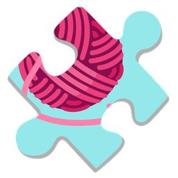 yarn and puzzle piece