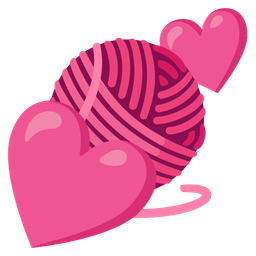 yarn and two hearts