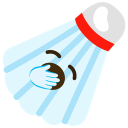 Yawning face and Badminton