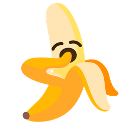 Yawning face and Banana