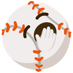 Yawning face and Baseball