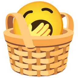 Yawning face and Basket