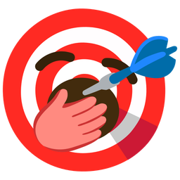 Yawning face and Bullseye