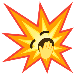 yawning face and collision