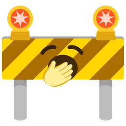 yawning face and construction