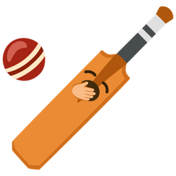 Yawning face and Cricket game