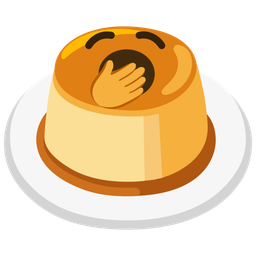 yawning face and custard