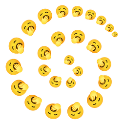 yawning face and cyclone