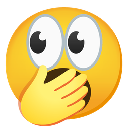 yawning face and eyes