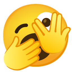 yawning face and face with peeking eye