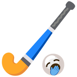 Yawning face and Field hockey