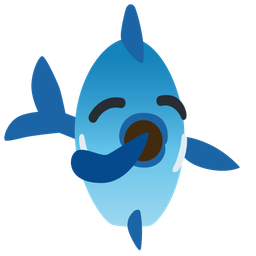 yawning face and fish