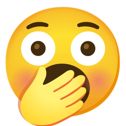 Yawning face and Flushed face