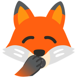 yawning face and fox