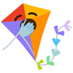 Yawning face and Kite