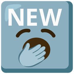 yawning face and NEW button