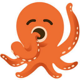 yawning face and octopus