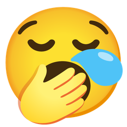 Yawning face and Sleepy face