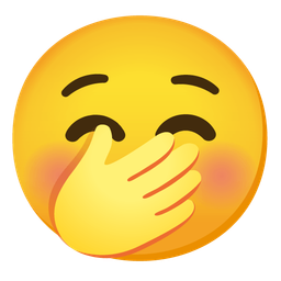 Yawning face and Smiling face