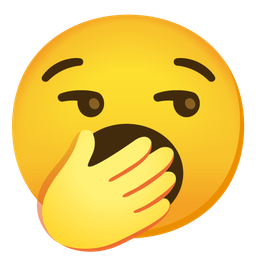 Yawning face and Smirking face