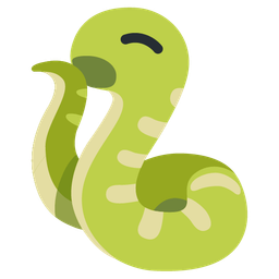 yawning face and snake