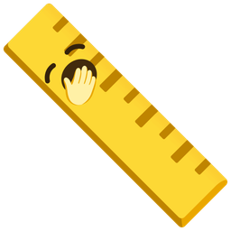 Yawning face and Straight ruler