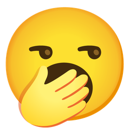 Yawning face and Unamused face