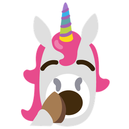 yawning face and unicorn
