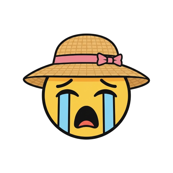 Yawning face and Woman’s hat