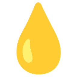 yellow heart and droplet