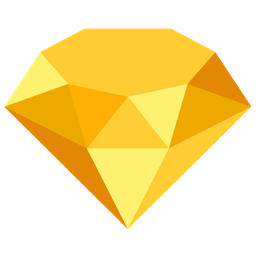 yellow heart and gem stone
